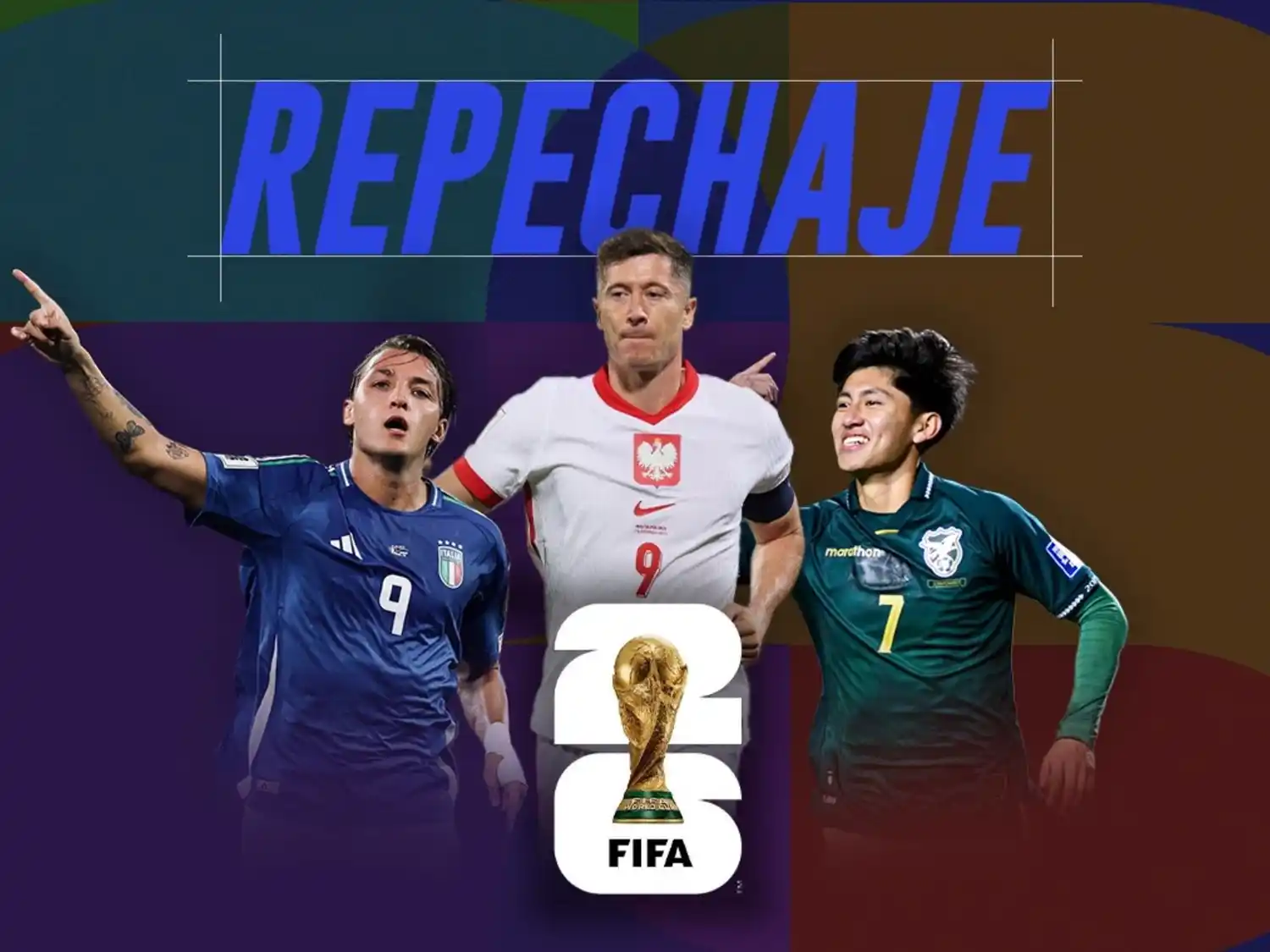 Día de definición de los últimos pasajes al Mundial 2026 con partidazos.Foto:Olé