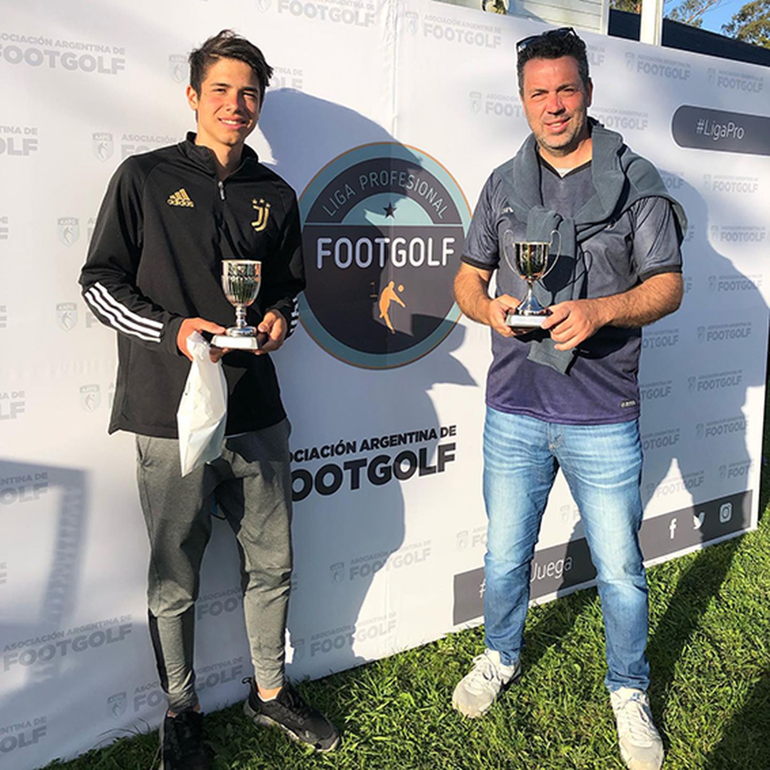 Libertador San Martín hizo podio en la Liga Profesional de Footgolf