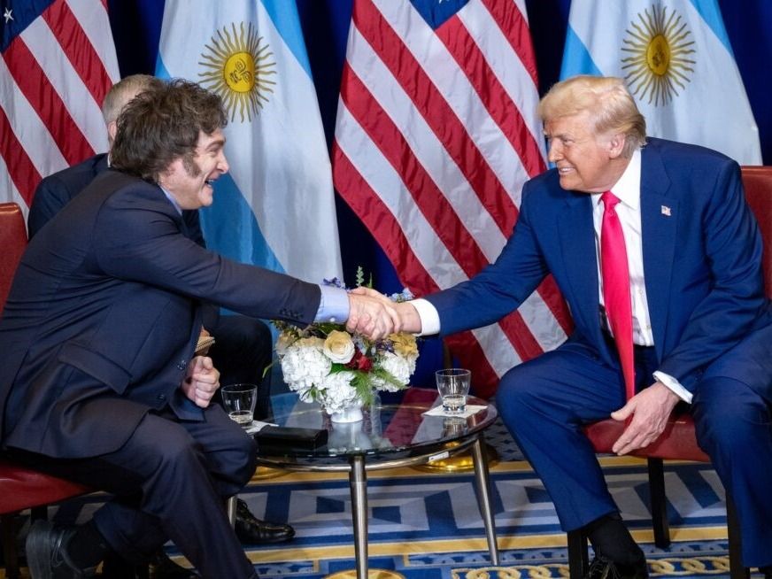 Donald Trump expresó su respaldo a Javier Milei