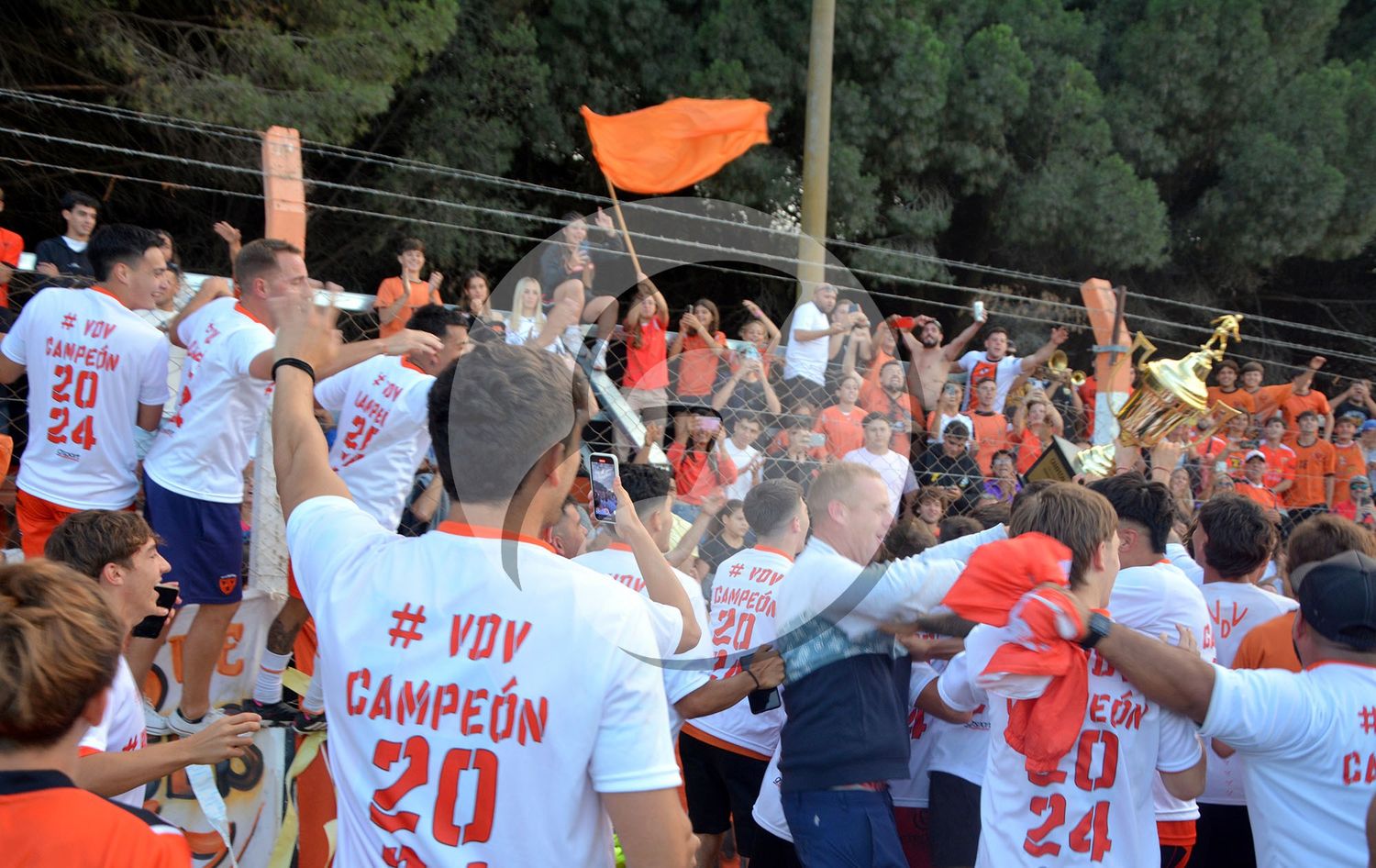 Festejo. Villa Díaz Vélez campeón 2024