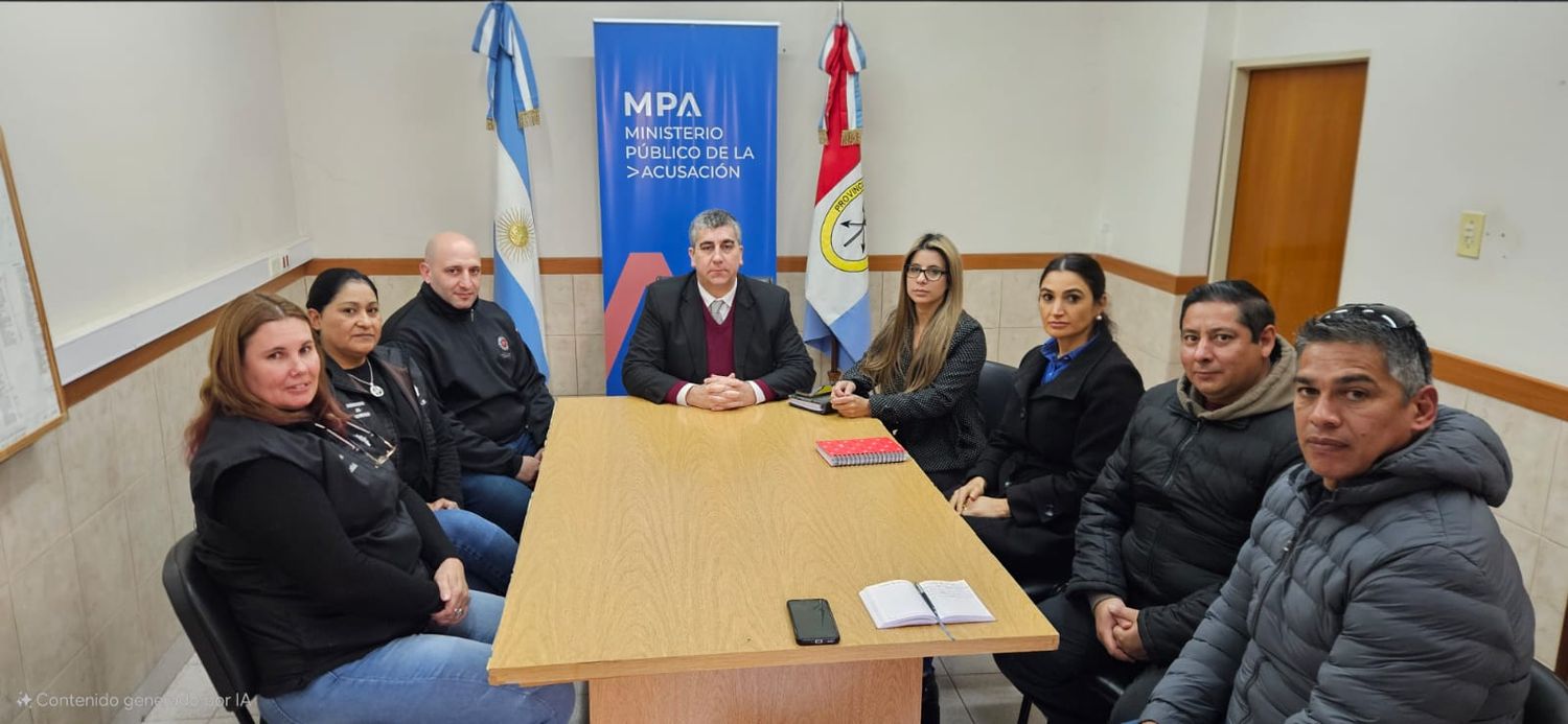 El Fiscal Regional Carlos Vottero y la PDI coordinaron acciones contra el delito en Tostado