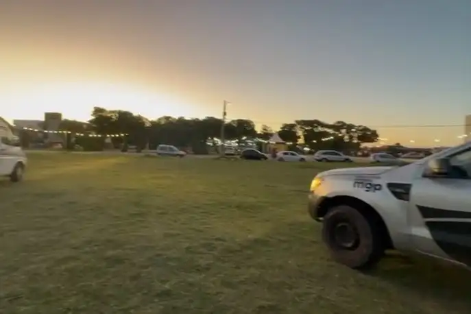 Además, habían montado un campamento.