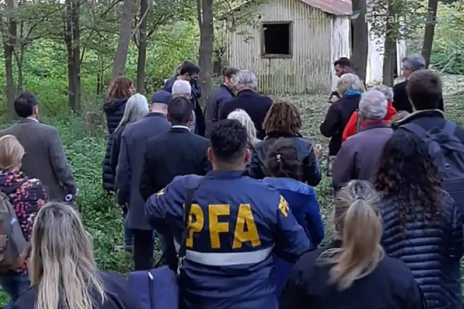 La inspección ocular realizada en 2022 para el juicio de la Subzona militar 12 en el centro clandestino de detención de La Huerta.