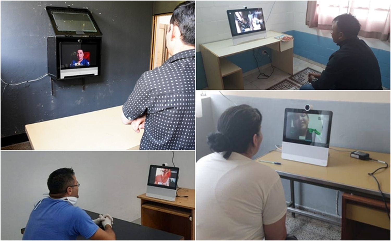 Coronavirus: Presos se comunican con familiares por sistema de videoconferencias