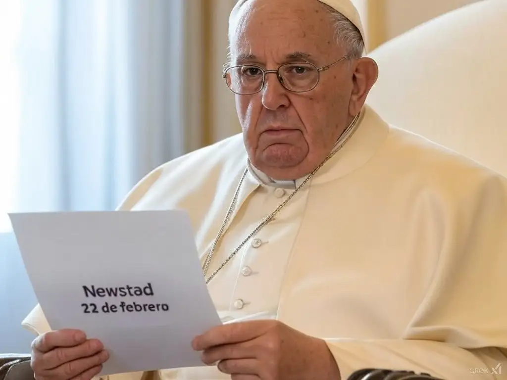 Santoral. Francisco, leyendo el Santoral del 22 de febrero.