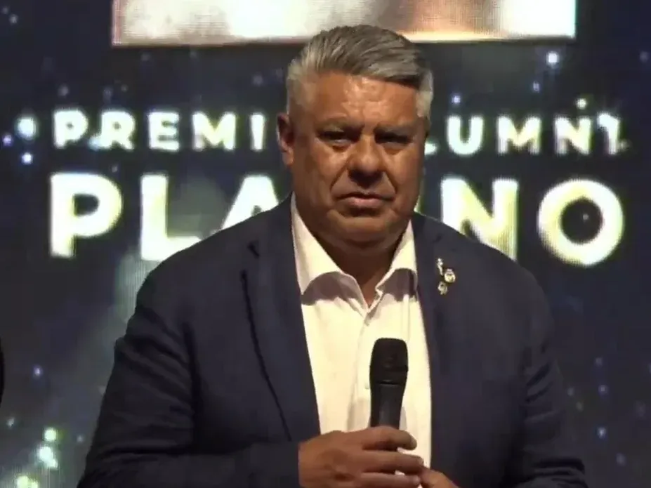 Tapia habló en la entrega de los Premios Alumni.Foto:DA