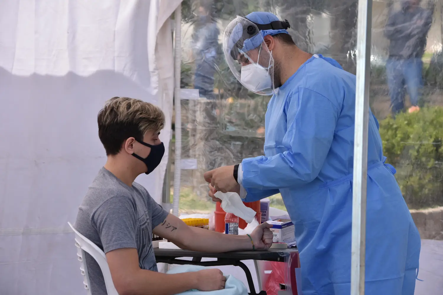 Test de anticuerpos de coronavirus: Toman muestras a 600 sampedrinos en el Boulevard