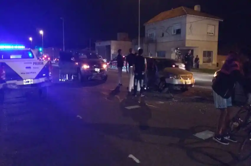 Una herida tras un triple choque en la Avenida Luro