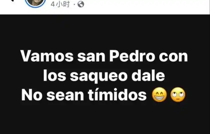 Causa por instigar a saquear: publicó en redes una convocatoria y ahora será citado