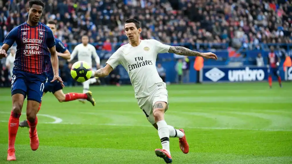 Di María y Paredes integraron el plantel titular en el triunfo del PSG