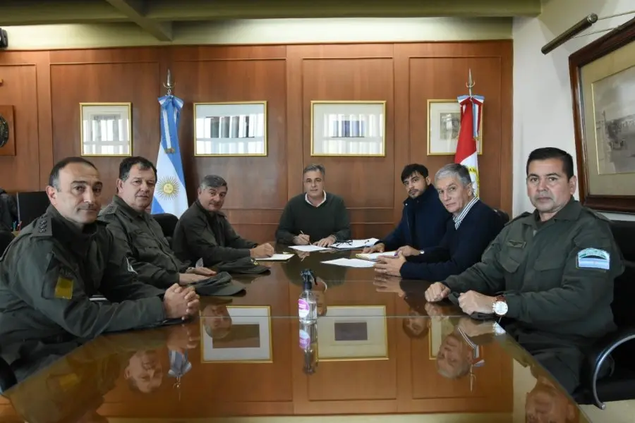 El Intendente recibió al jefe regional de Gendarmería Nacional
