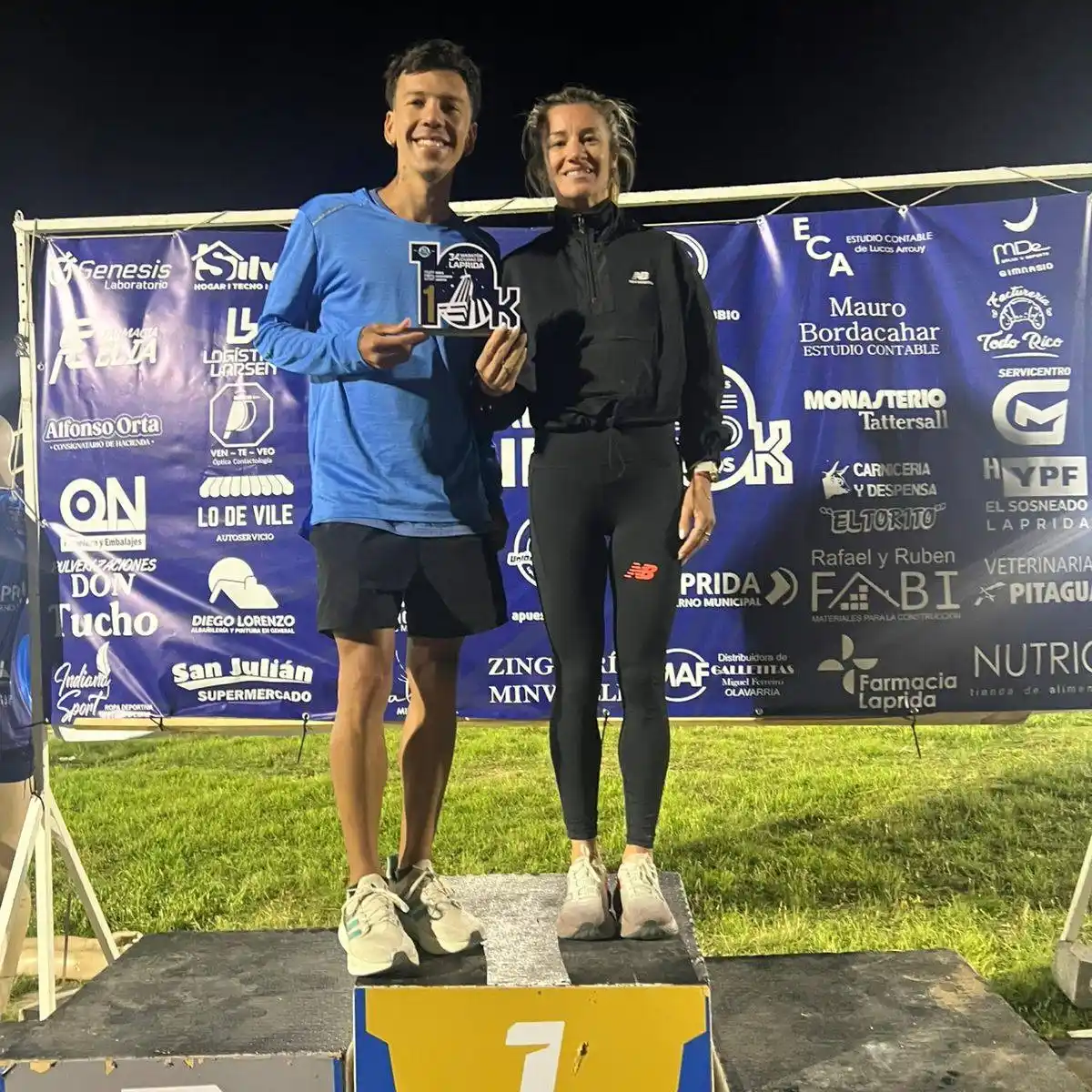 Ance y Urrutia, triunfadores en Laprida.