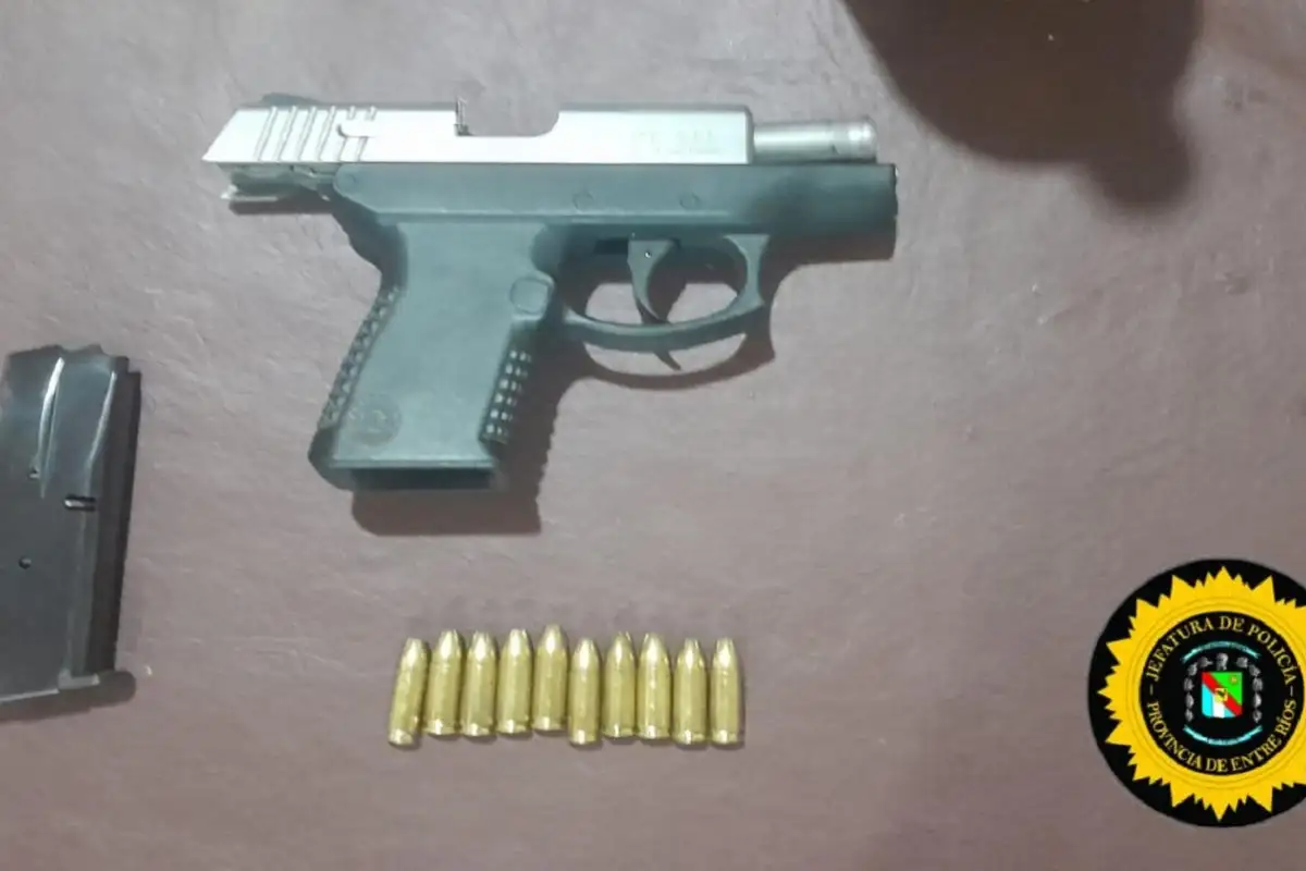 Secuestraron armas en poder de un hombre acusado de violento