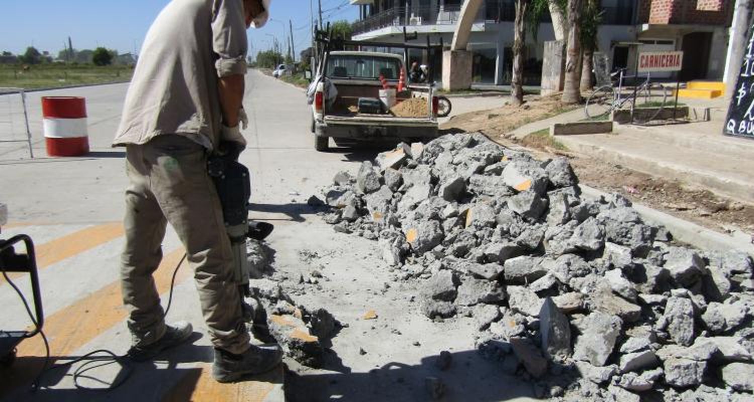 Cortan la 3 de Febrero para que Coopser repare las fallas de la obra de pavimento