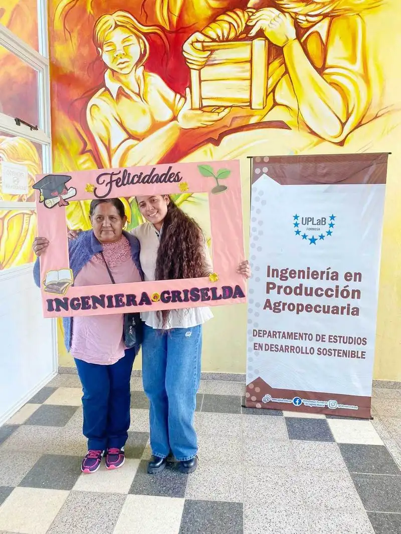 UPLaB: es oriunda de El Potrillo y se graduó
como ingeniera en Producción Agropecuaria
