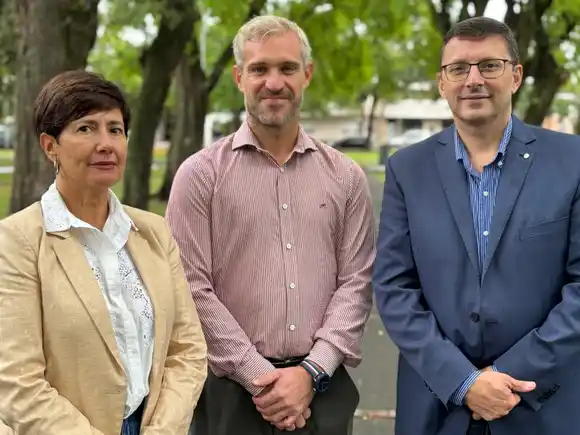 Mársico y Marengo, candidatos a convencionales, se reunieron con Barvarini: “Biotecnologia en la reforma”