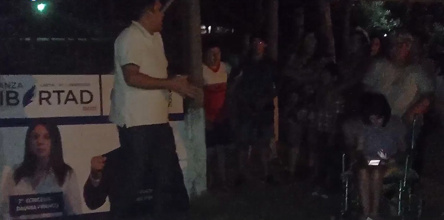 Rivas denunció “amenazas” por parte de Juhant para intentar evitar una reunión de Avanza Libertad en Pueblo Doyle