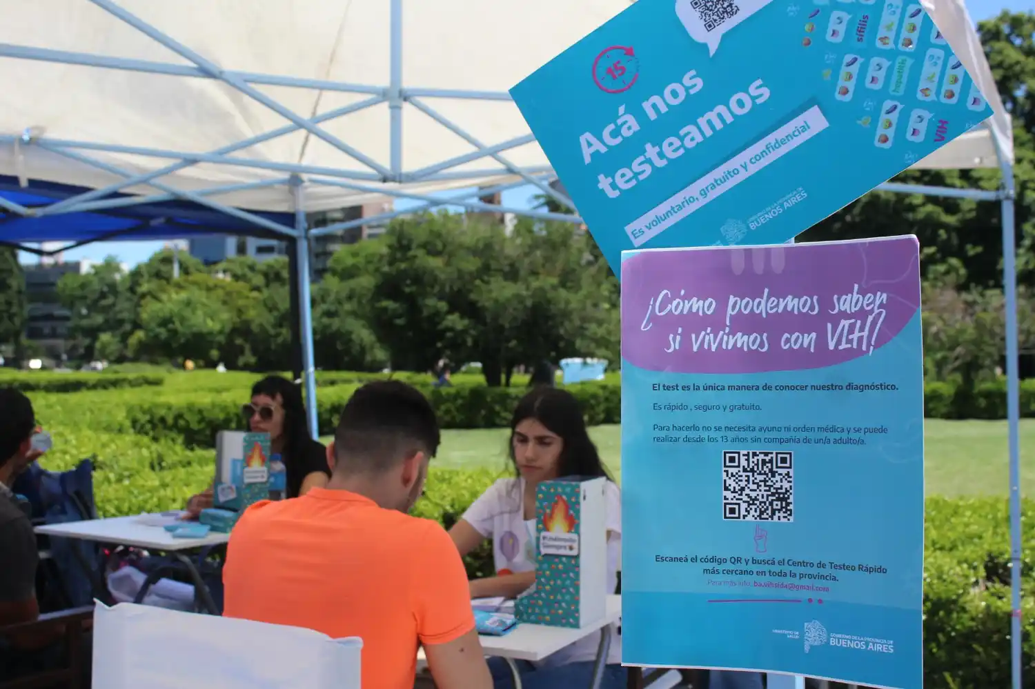 Semana de respuesta al VIH en Provincia: Testeos rápidos gratuitos y concientización