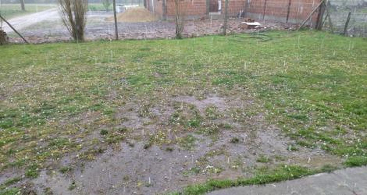 Granizó en algunos sectores del partido