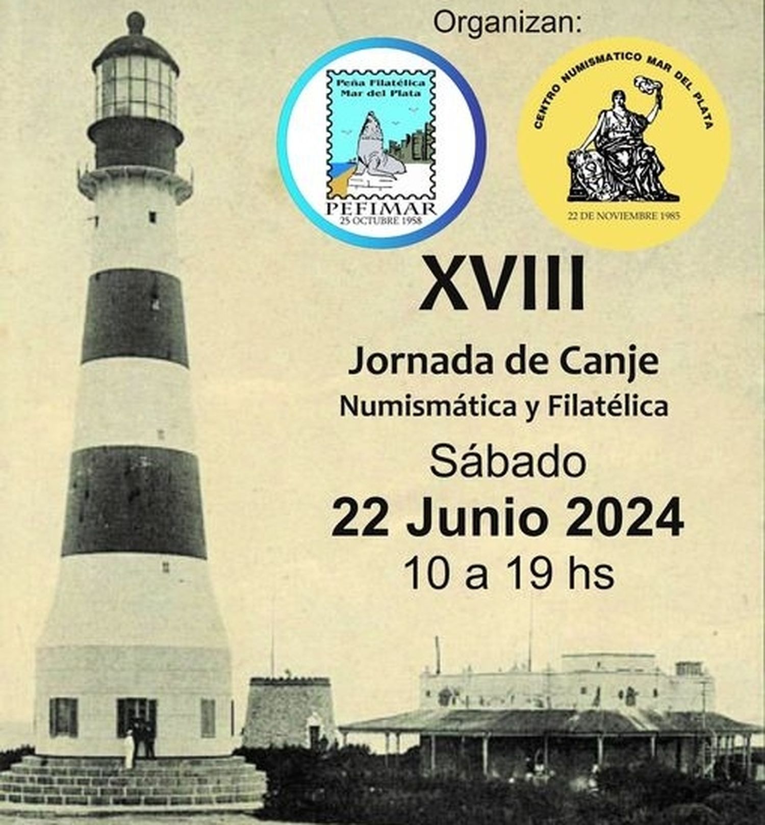 Realizarán el sábado la tradicional “Jornada de Canje Numismática y Filatélica”