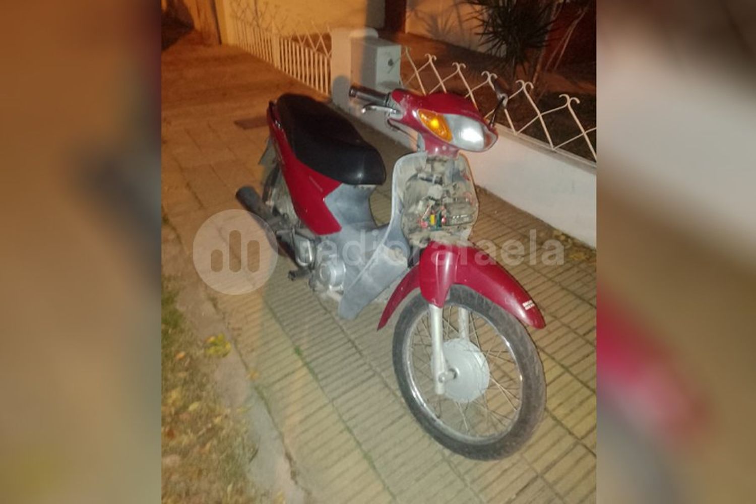 En la madrugada, la GUR encontró una moto que había sido robada