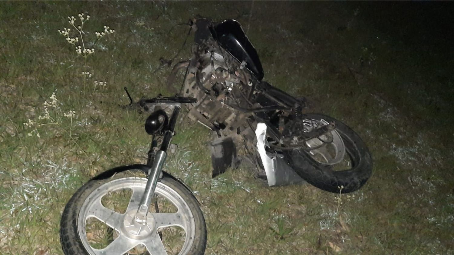 Un motocicleta falleció tras un siniestro vial