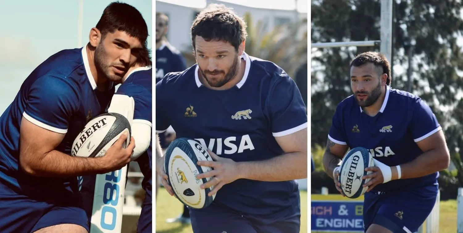 Oviedo, Montoya y Sordoni, los tres cambios para Los Pumas. Crédito: Prensa UAR.