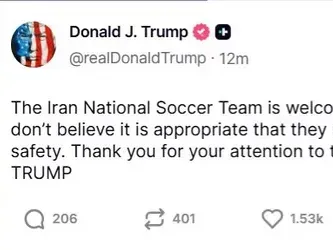 El posteo de Trump en Truth