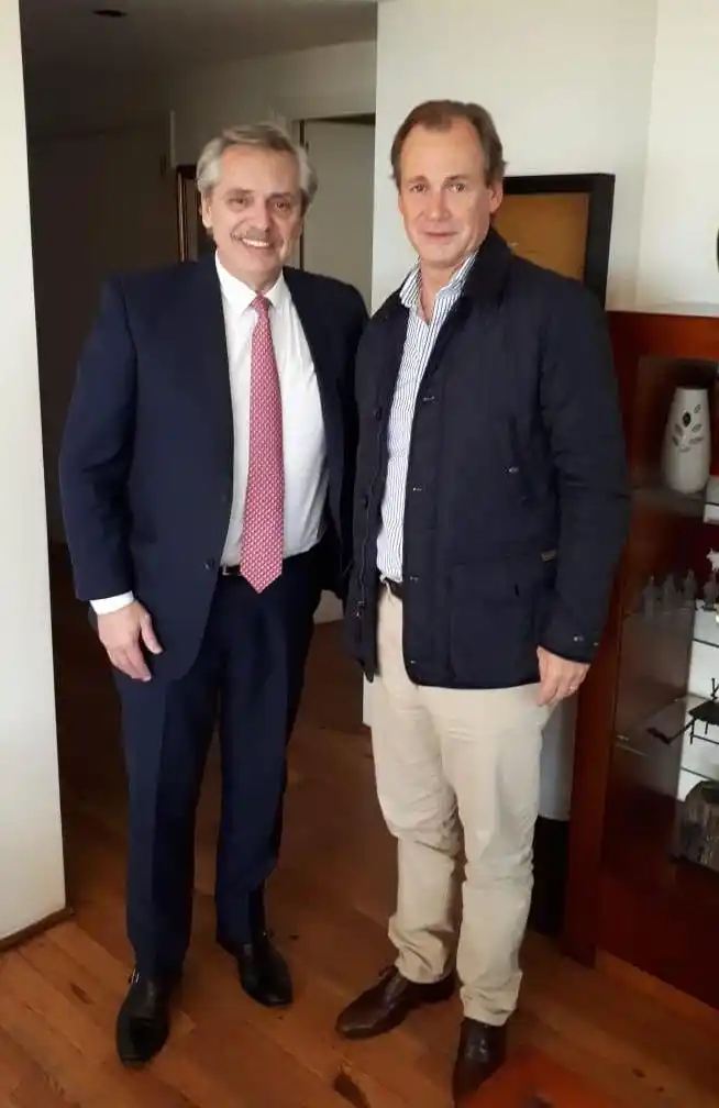 Bordet se reunió con Alberto Fernández y le expresó su respaldo