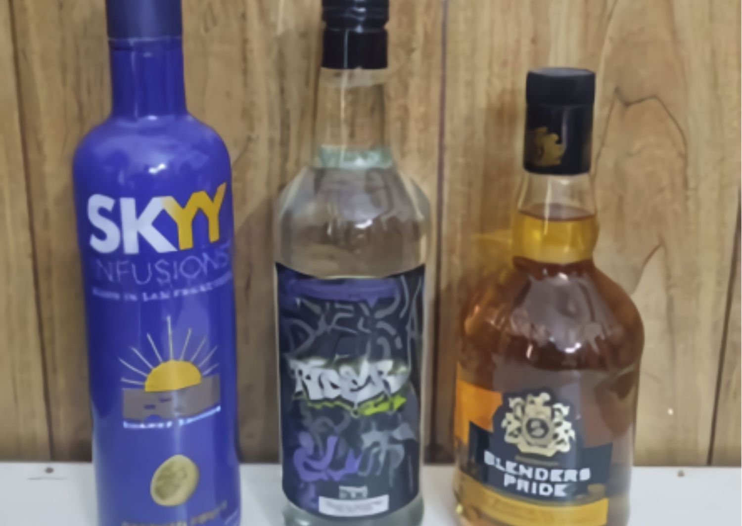 Botellas secuestradas