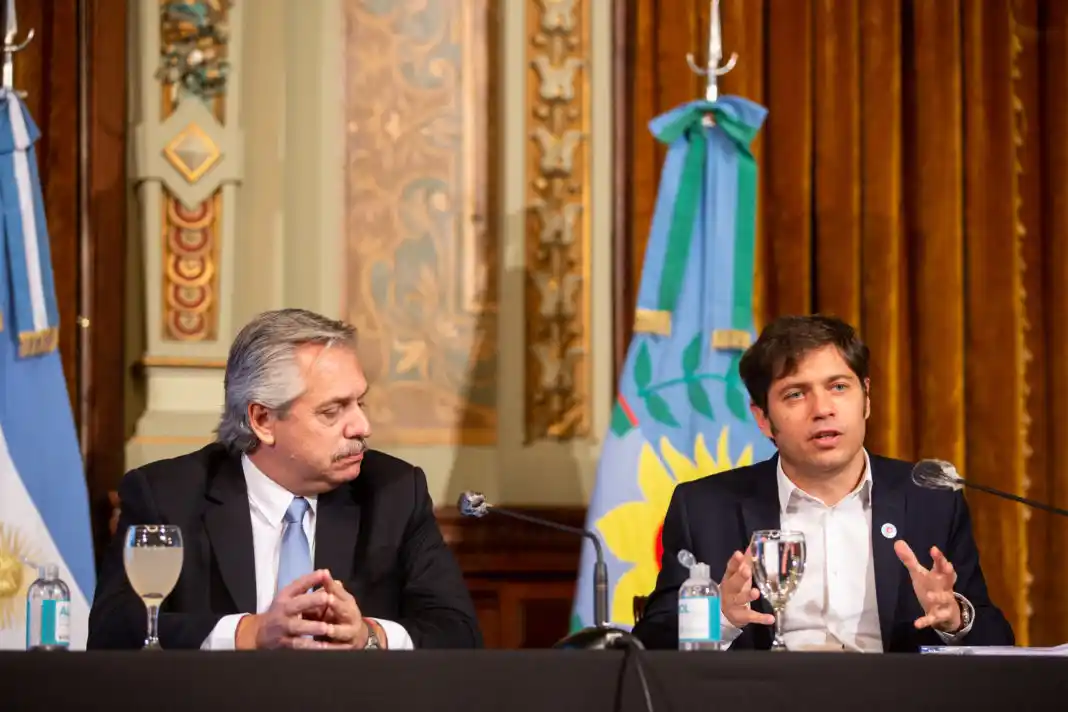 Fernández hizo foco en la provincia y visitó a Kicillof tras extender la cuarentena