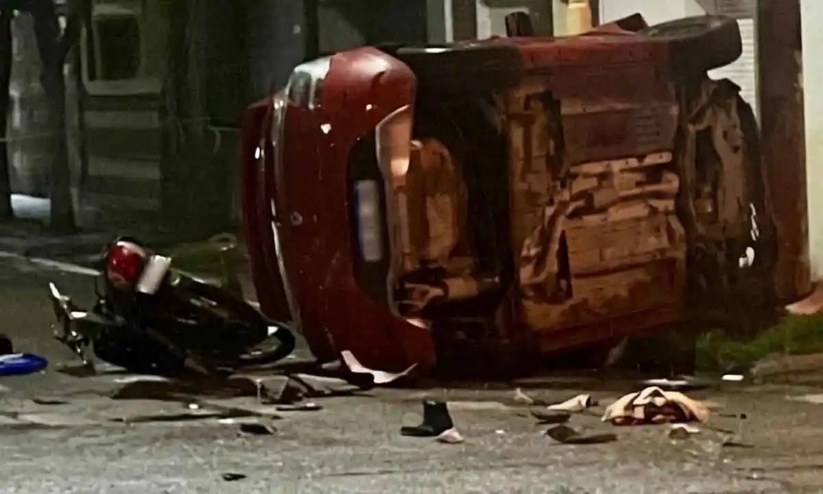 Murió un motociclista al chocar contra un auto en Punta Alta