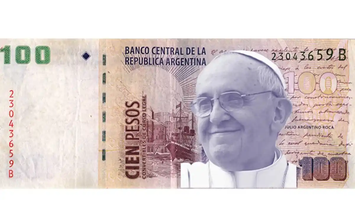 Proponen crear una moneda, un billete y un sello postal en homenaje al papa Francisco