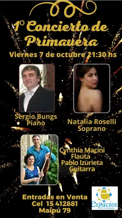 “Espacios” presenta “Conciertos de Primavera”