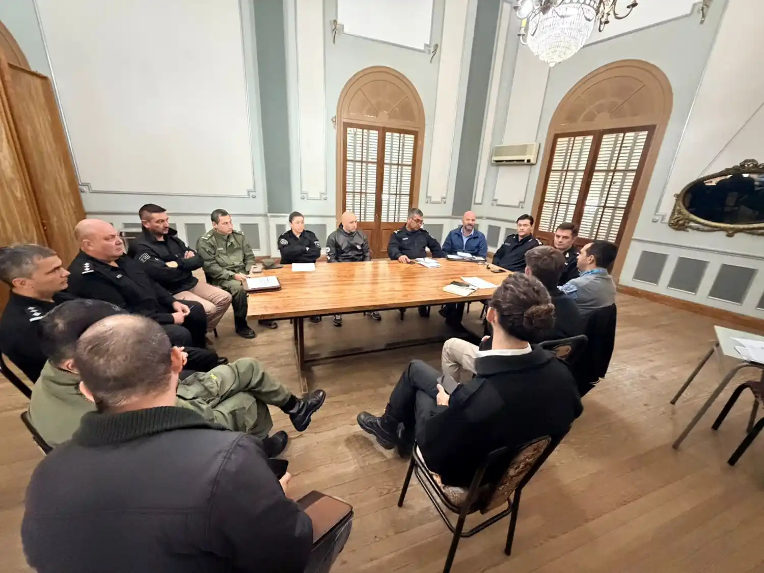 Con el nuevo jefe policial, el Comando Unificado reforzó la coordinación de operativos en Rafaela