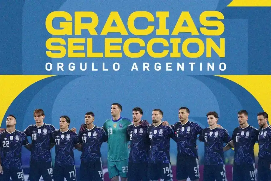 Insólito: Central agradeció a la Selección Argentina el subcampeonato en redes con una foto sin Messi
