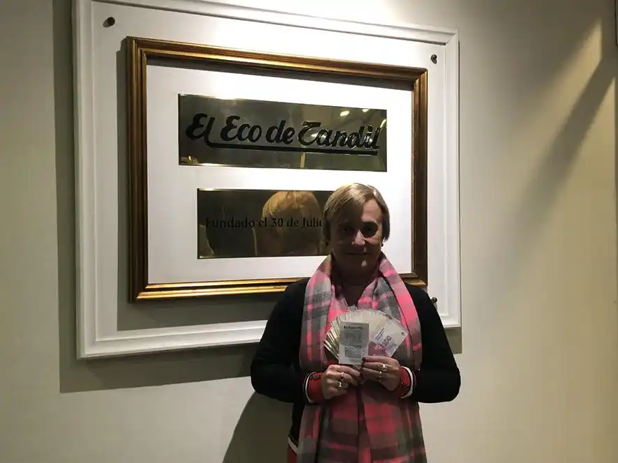 Una lectora se quedó con los  cinco mil pesos del Ecoloto