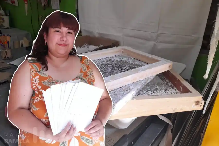 Emprendimientos locales: conocé "La Casa del Cuaderno", proyecto dedicado a la encuadernación y reciclaje