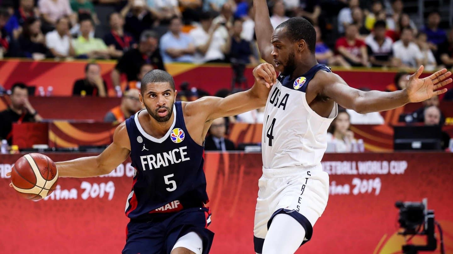 Francia bajó a Estados Unidos y será rival de Argentina en el Mundial de Básquet