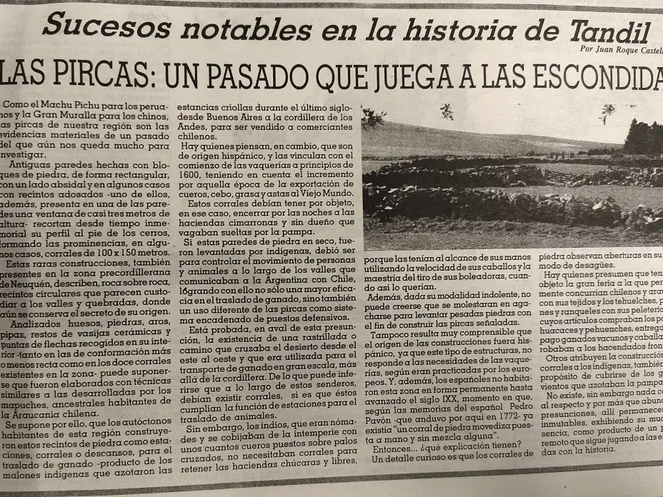 Las pircas: un pasado que juega a las escondidas