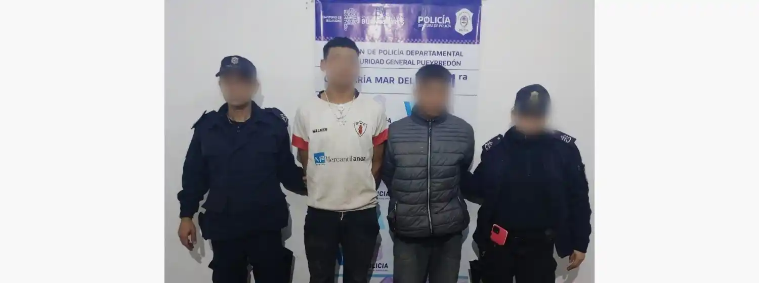 Tres detenidos por intento de robo en plena calle