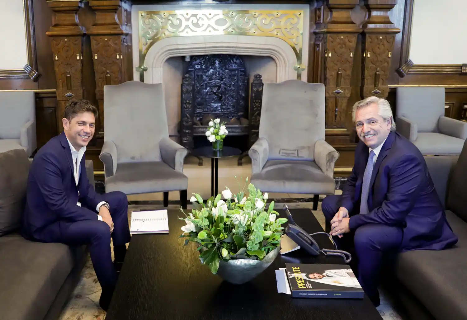 Ley impositiva 2020: El presidente se mostró con Kicillof en medio de las negociaciones con Juntos por el Cambio