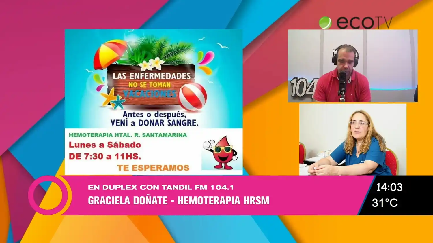 Campaña de donación de sangre