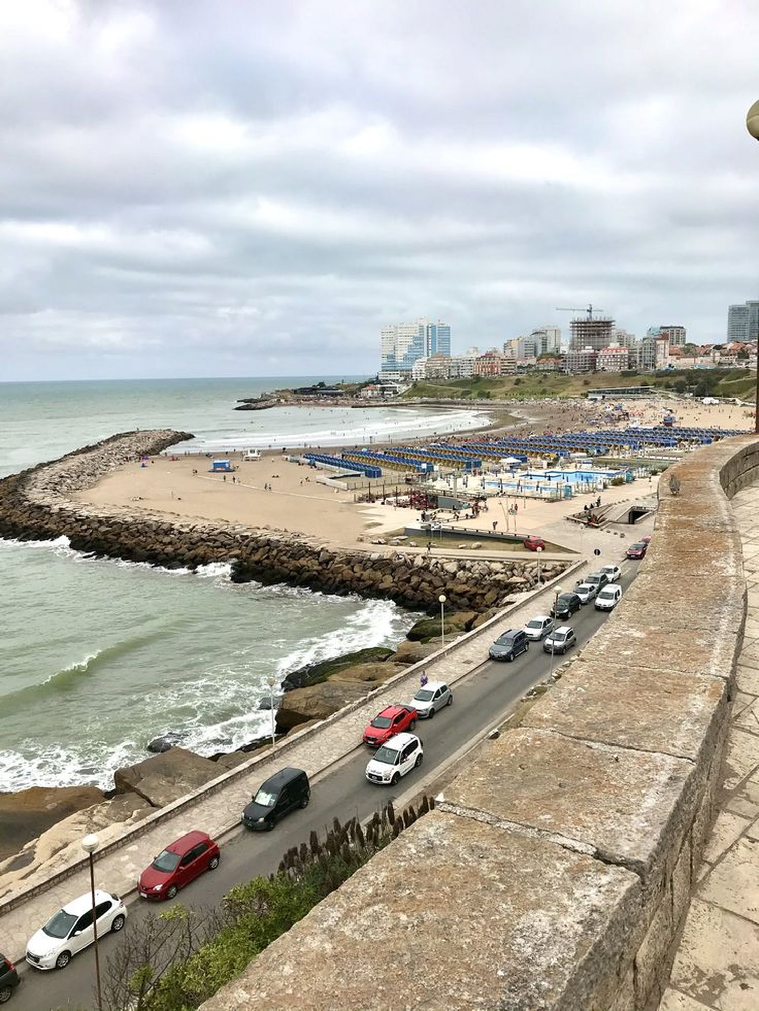 Domingo frío y sin lluvias en Mar del Plata