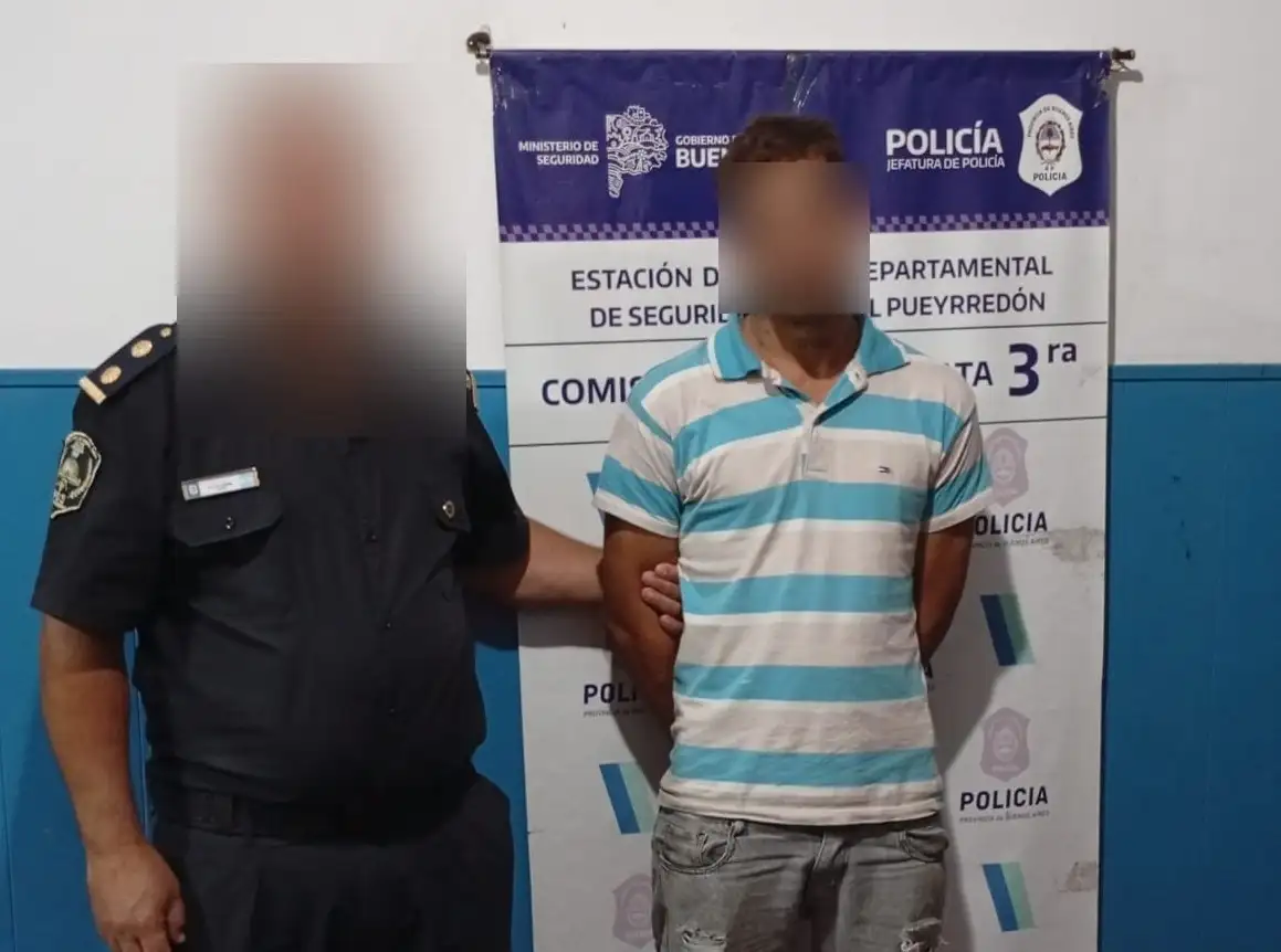 El sujeto tenía suspendida la morigeración de la prisión preventiva bajo la modalidad de arresto domiciliario con monitoreo electrónico.