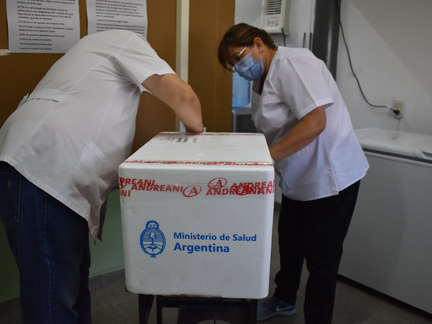 Frontera: prevén vacunar esta semana contra el covid en los geriátricos a mayores de 70 años
