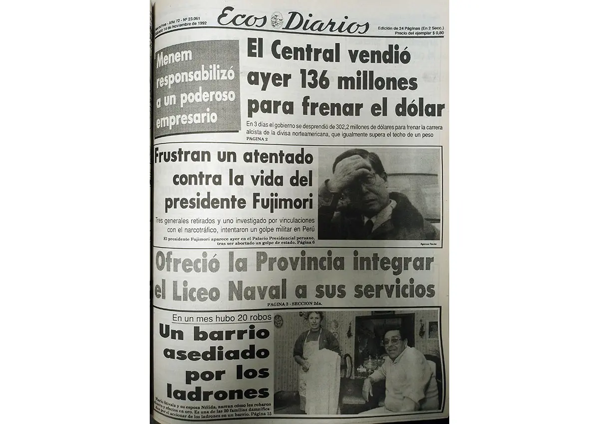 Sábado 14 de noviembre de 1992