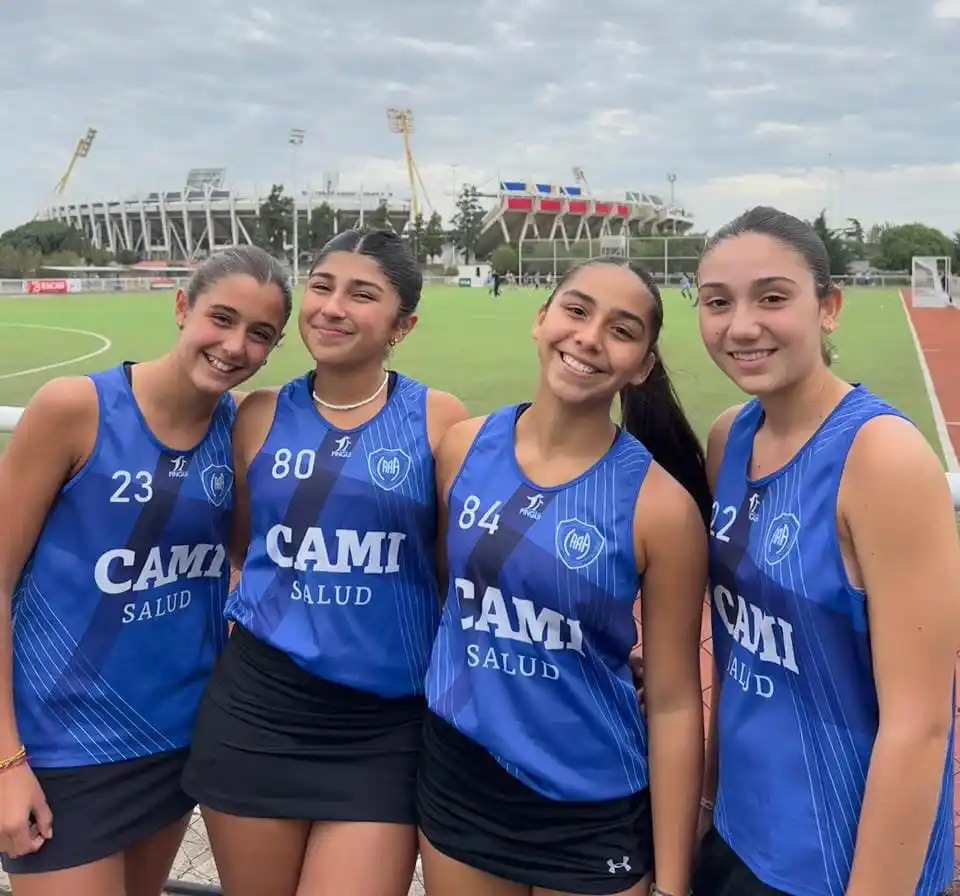 Guillermina Bono, Sara Bono, Pía Baravalle y Juana Almada.