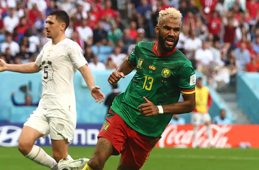 Camerún y Serbia empataron en un partidazo que los complica pensando en la clasificación