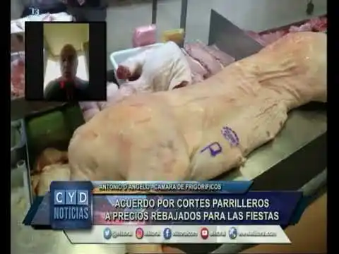 Acuerdo por cortes parrilleros a precios rebajados para las fiestas